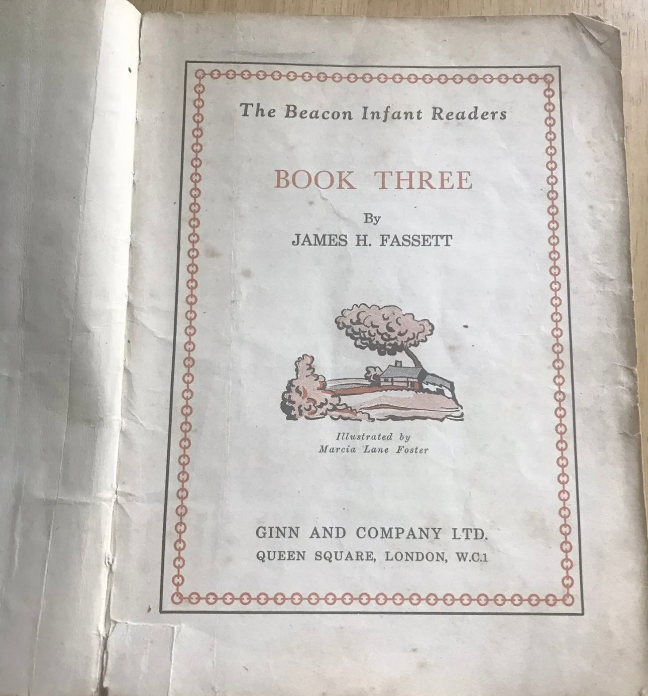 1936 Beacon Infant Readers Book 3 - James Fassett(Marcia Lane Foster illust) Ginn & Company Honeyburn Books (UK)