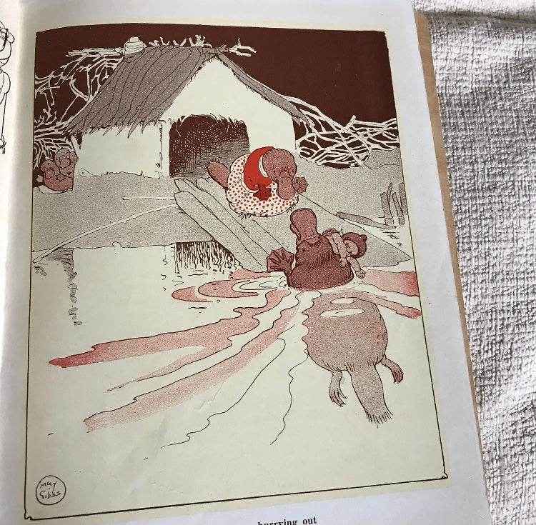 1937 May Gibbs Book - Chucklebud & Wunkydoo Their Strange Adventure by Angus & Robertson - Honeyburn Books (UK)