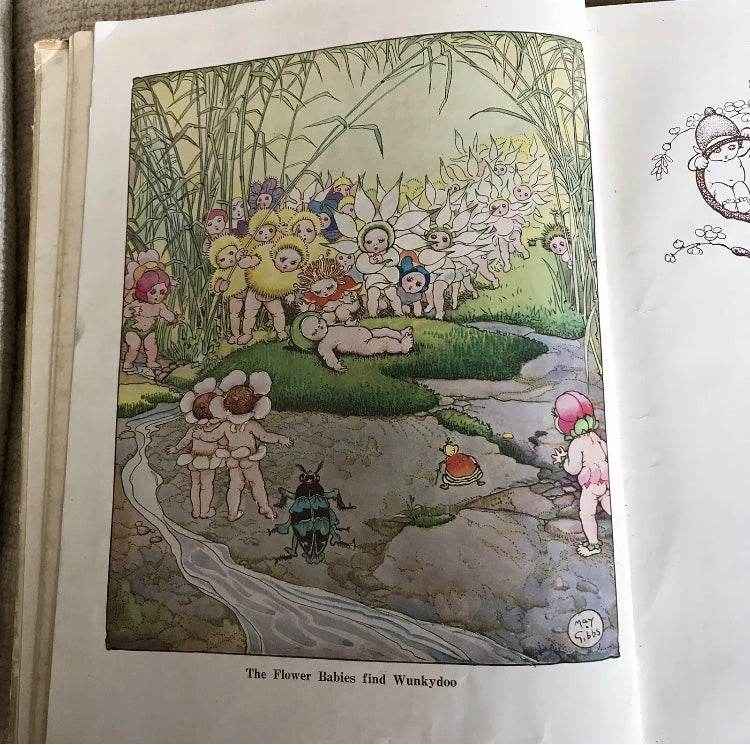 1937 May Gibbs Book - Chucklebud & Wunkydoo Their Strange Adventure by Angus & Robertson - Honeyburn Books (UK)