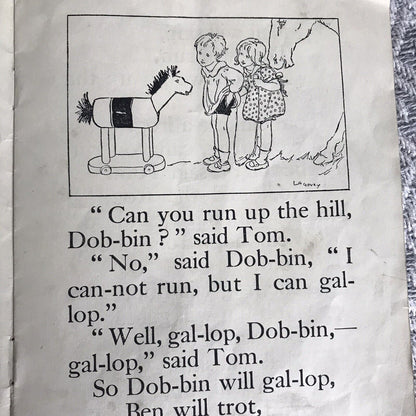 1939 A Run Up The Hill (First Steps For Tiny Folks) Margaret Piggott(H. Milford) Honeyburn Books (UK)