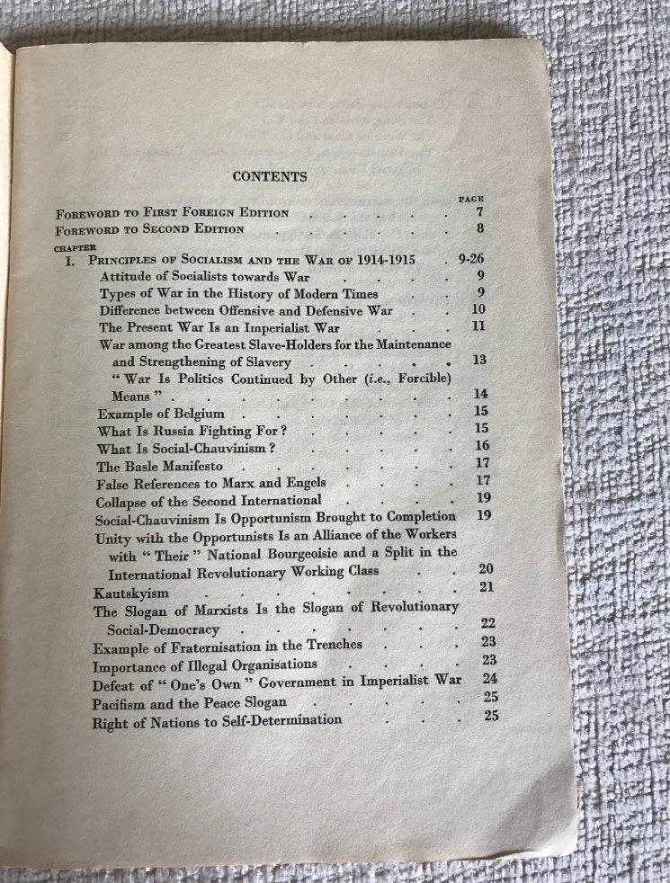 1940 Socialism and War - I. Lenin & Zinoviev by Martin Lawrence Publishers - Honeyburn Books (UK)