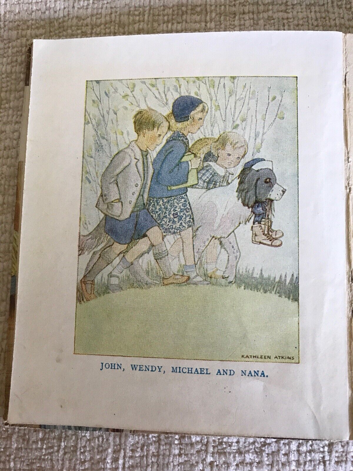 1941 The Nursery Peter Pan - Retold May Byron(illust Kathleen Atkins)Hodder Honeyburn Books (UK)