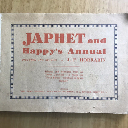 1942 Japhet & Happy Annual - J. F. Horrabin(News Chronicle) Honeyburn Books (UK)