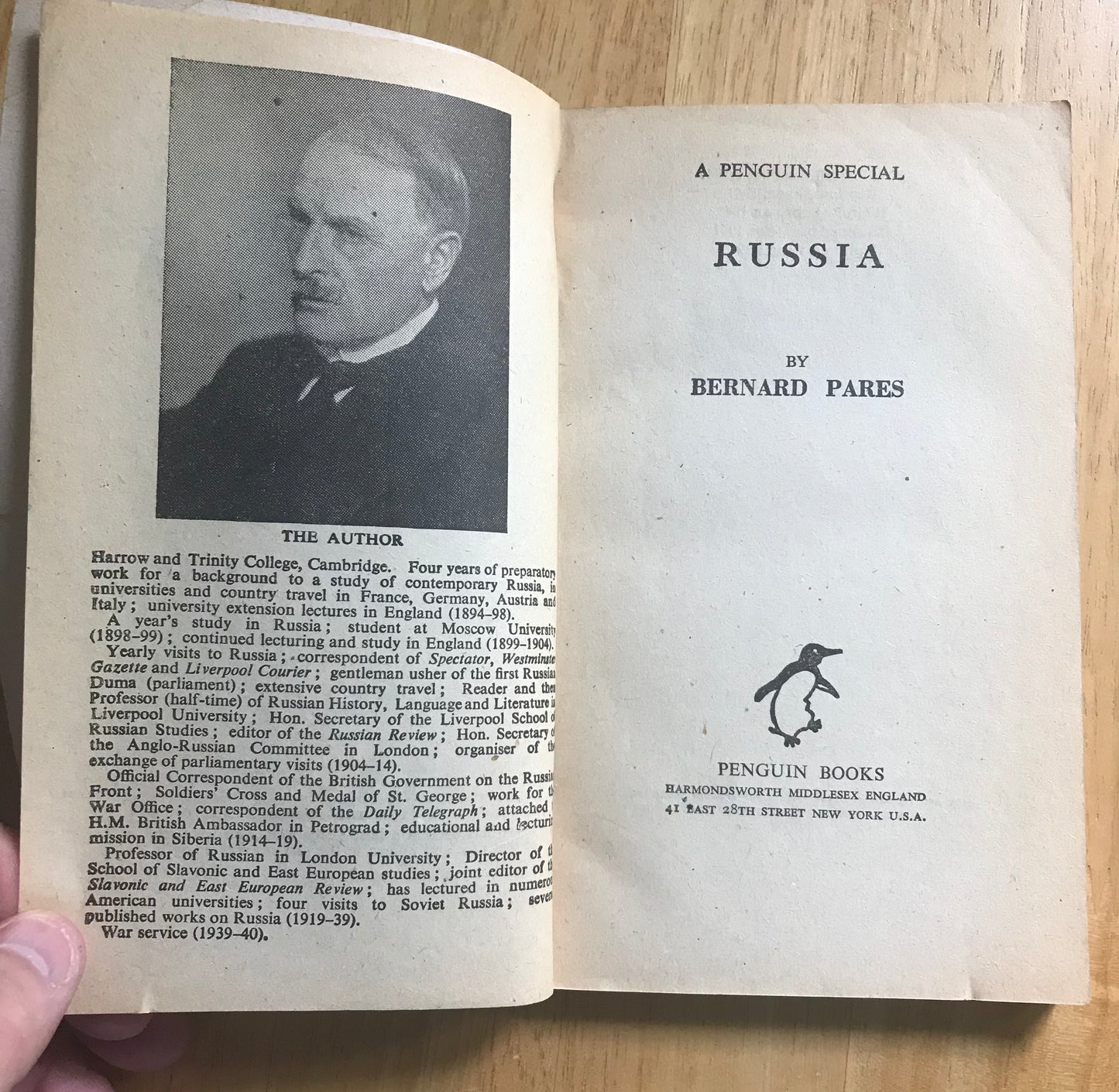 1942 Russia - Bernard Pares(Penguin) - Honeyburn Books (UK)