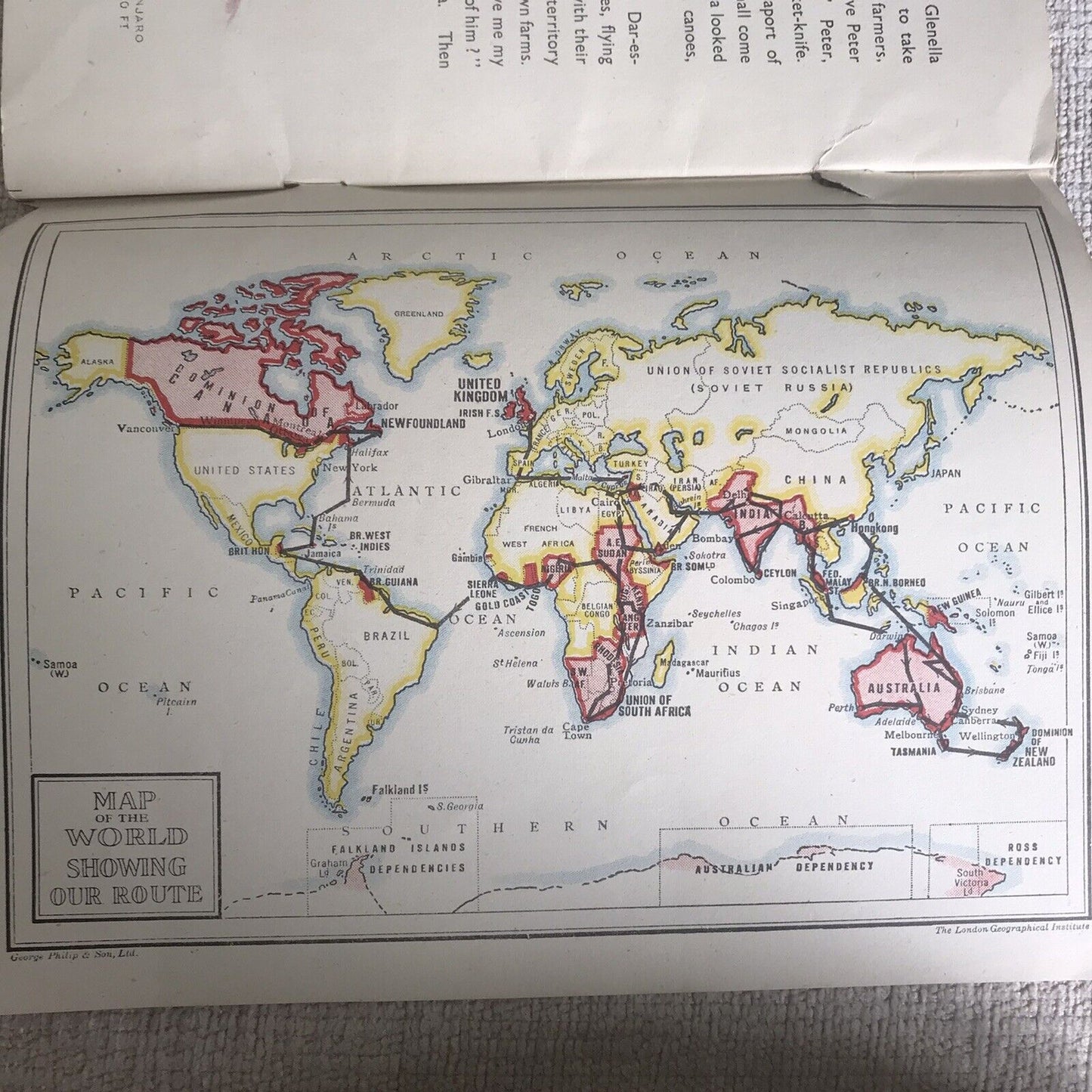 1943 Through The British Commonwealth(Irak, Palestine & East Africa) Stella Mead Honeyburn Books (UK)