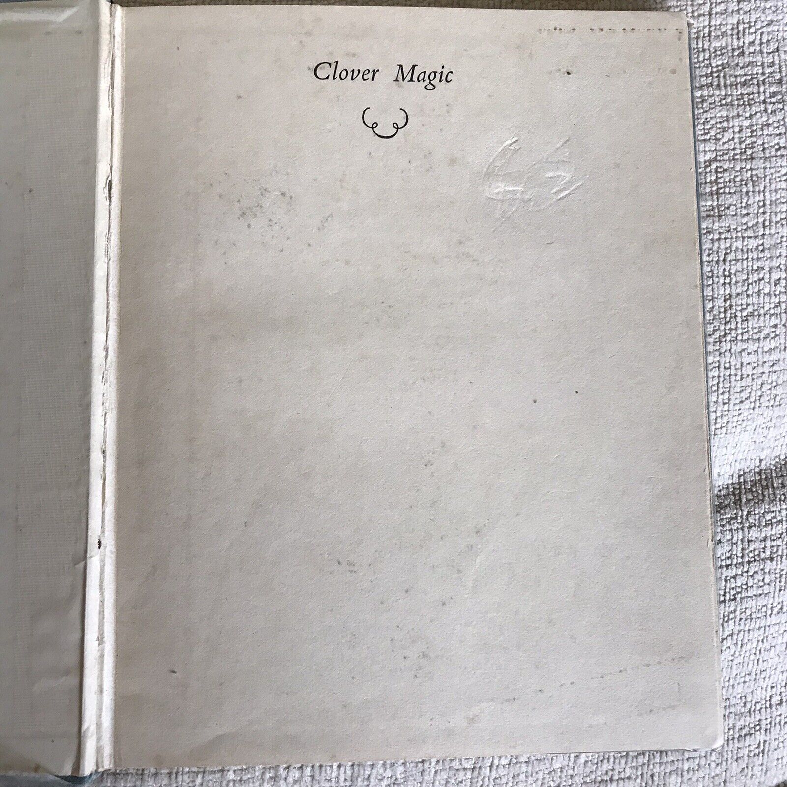 1944*1st*Clover Magic - Victoria Stevenson(Pauline D. Baynes)Country Life Honeyburn Books (UK)