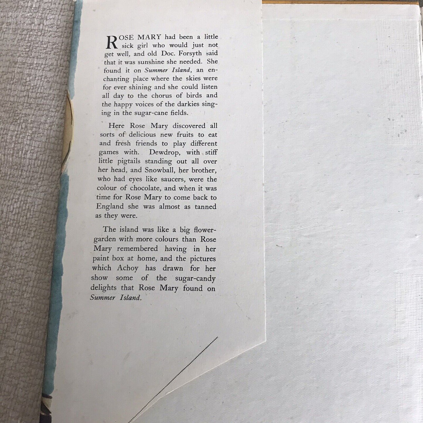 1944*1st* Summer Island - Renee Sidney(Achoy Illust) Lutterworth Press Honeyburn Books (UK)