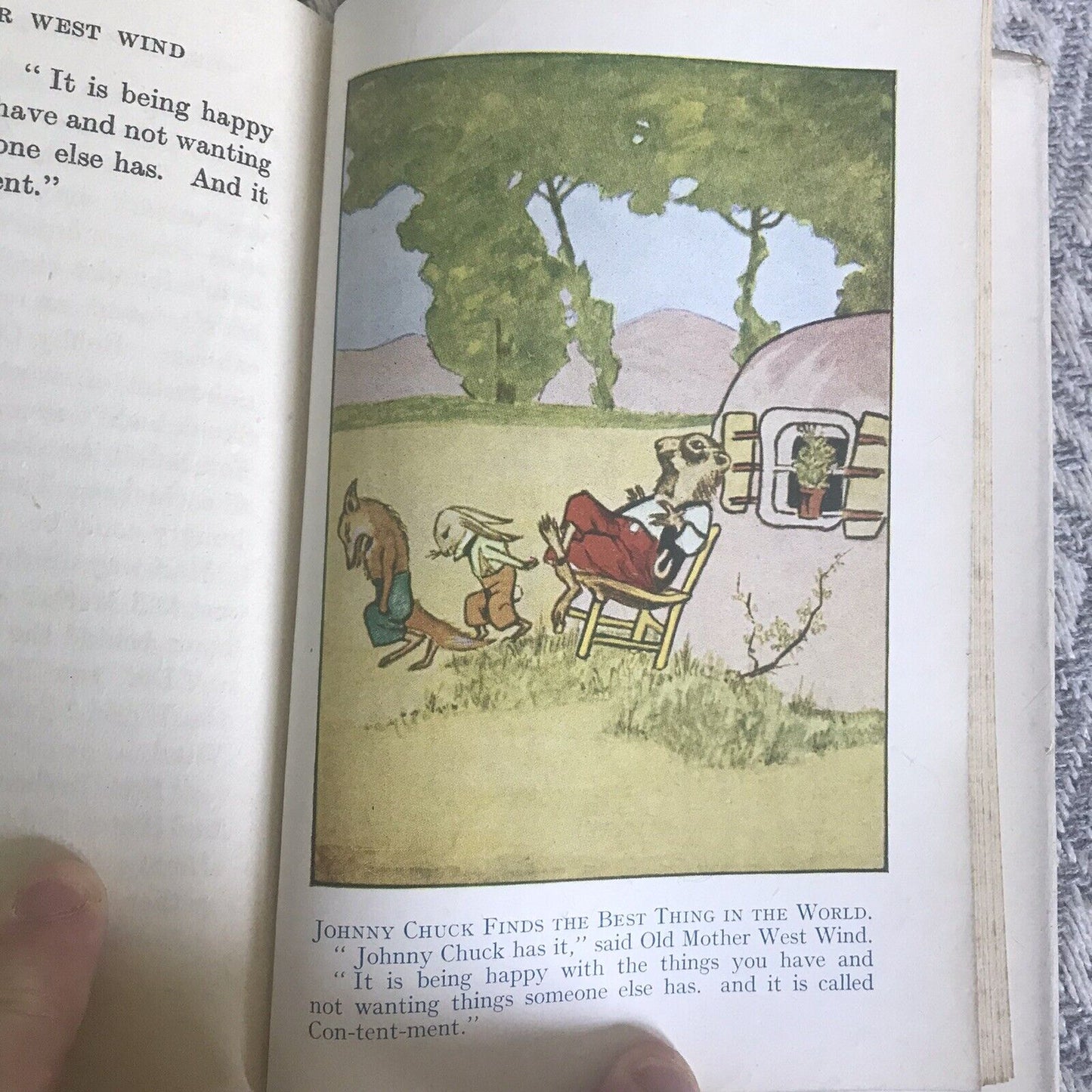 1945 Old Mother West Wind - Thornton Burgess(Bedtime Stories) Bodley Head Honeyburn Books (UK)