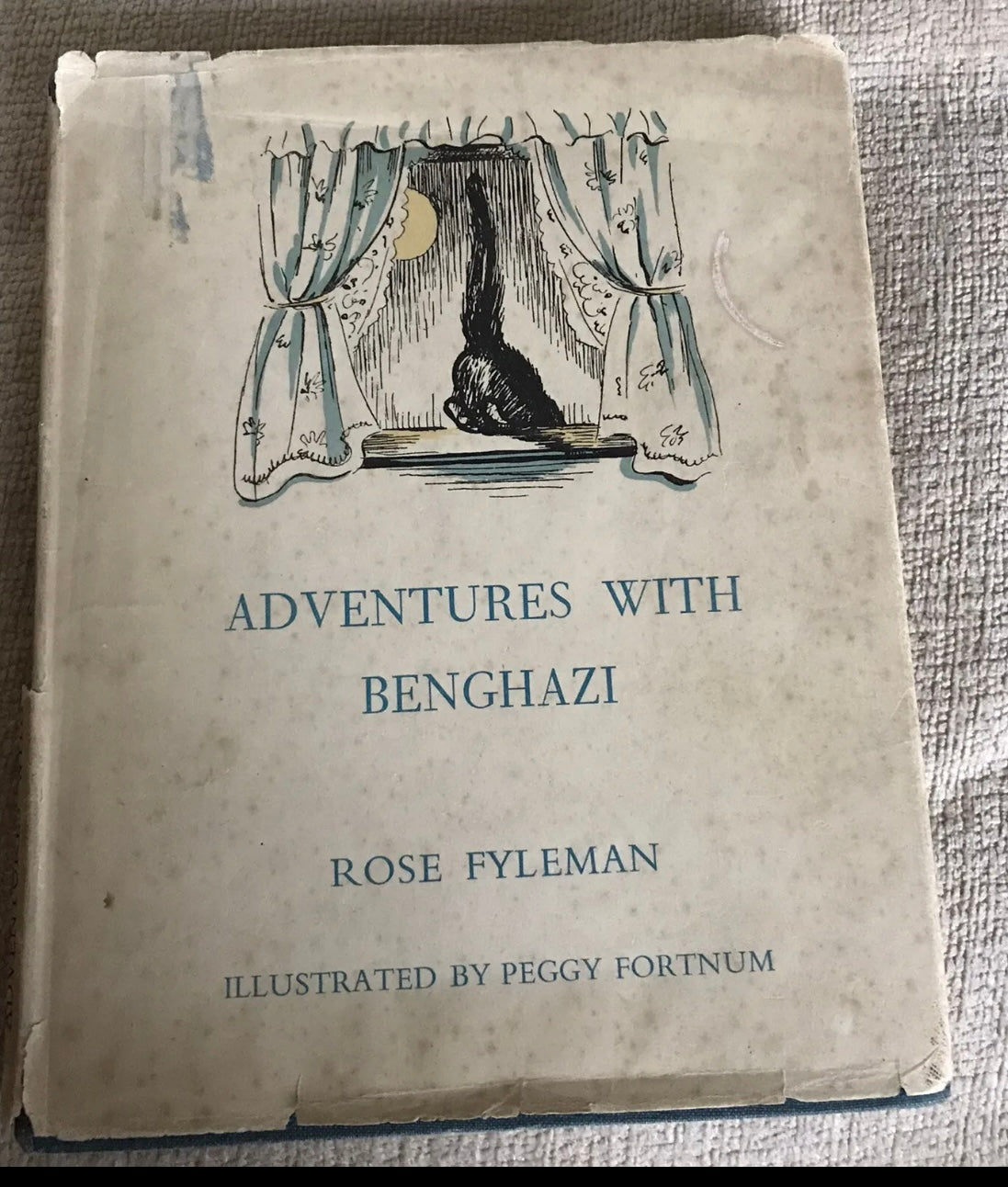 1946*1st* Adventures With Benghazi - Rose Fyleman (Peggy Fortnum)Eyre & Spottiswoode Honeyburn Books (UK)