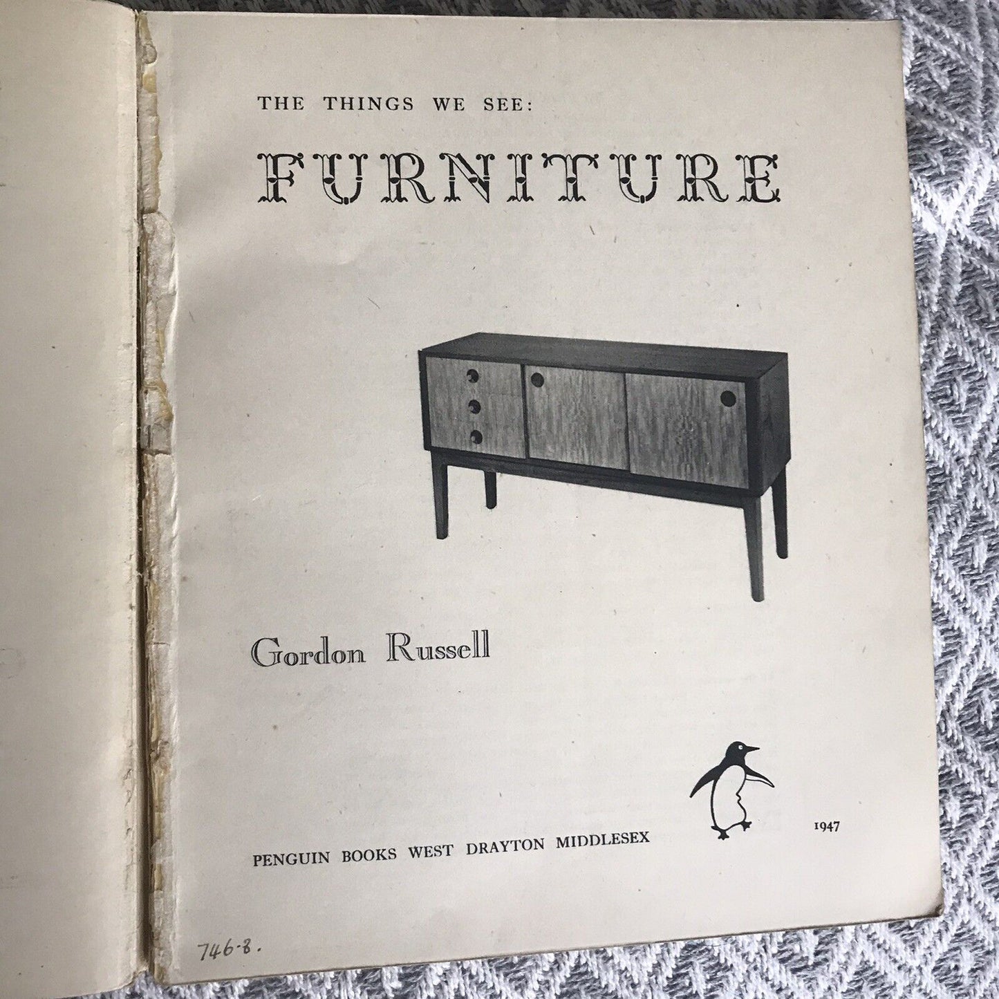1947*1st* Things We See No3: Furniture - Gordon Russell (Penguin) Honeyburn Books (UK)