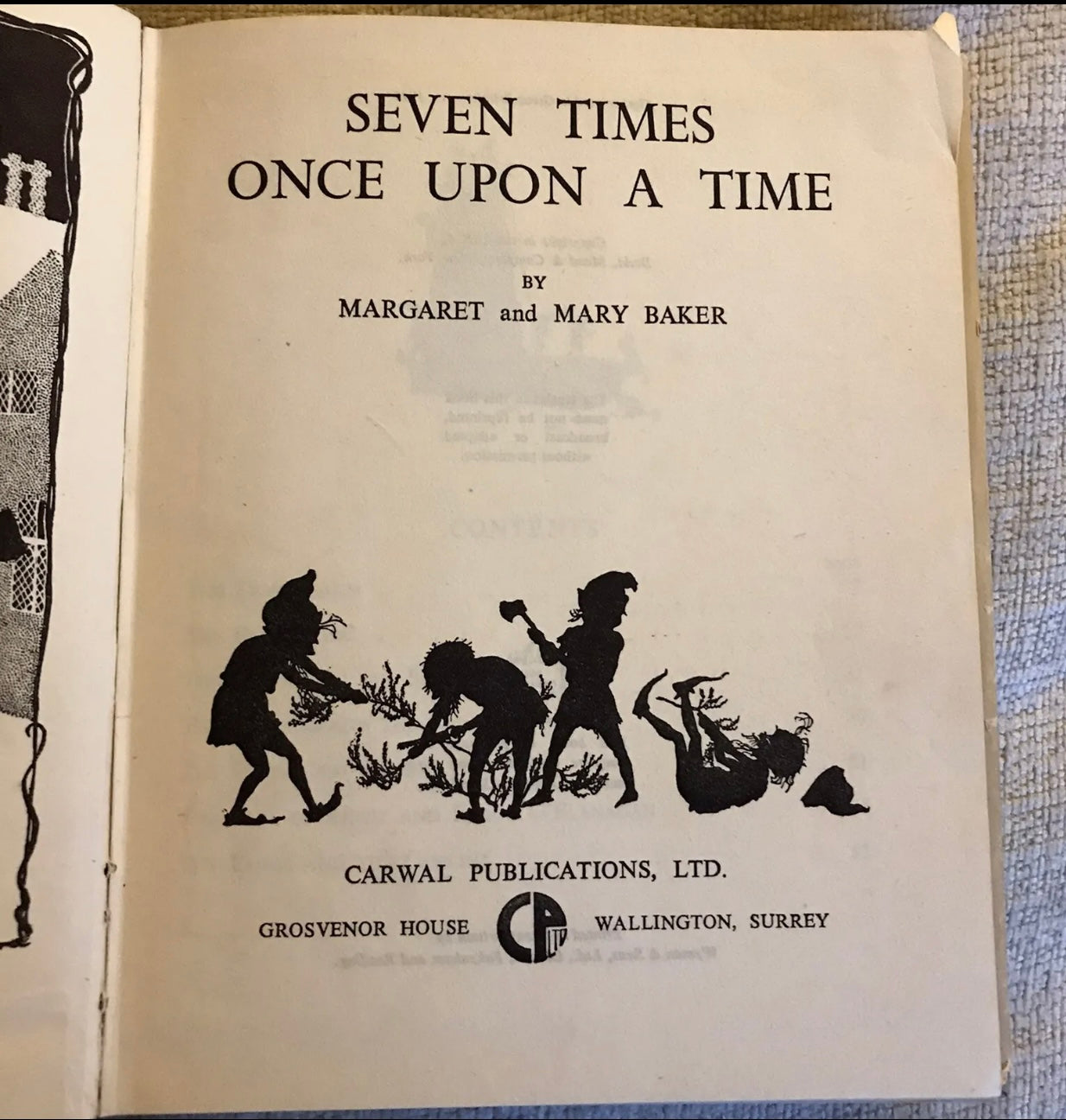 1948*1st* Seven Times Once Upon A Time - Margaret & Mary Baker(Carwal Publications Honeyburn Books (UK)