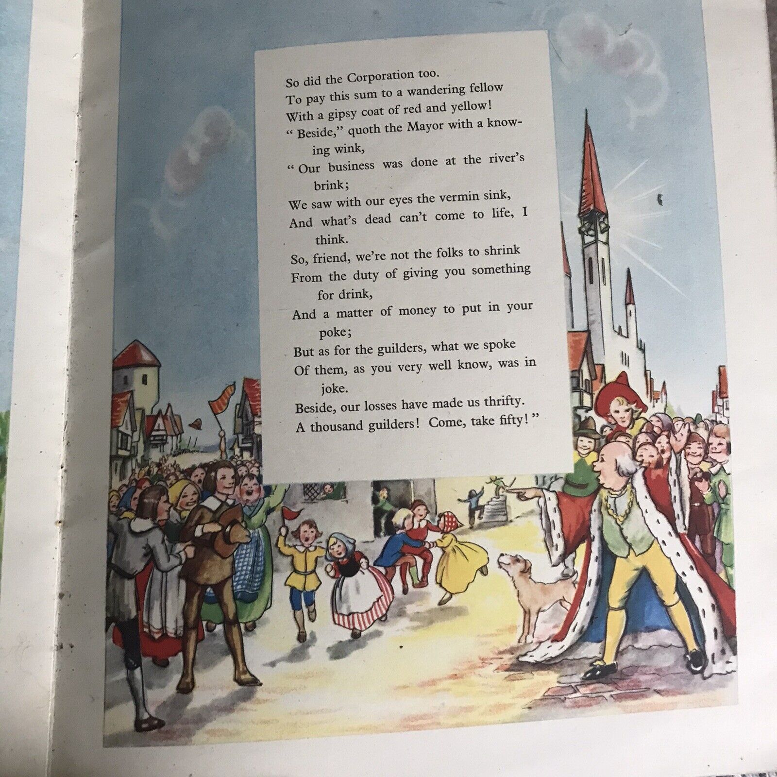 1949 The Pied Piper Of Hamelin - Robert Browning(illust Eulalie) Dean Honeyburn Books (UK)