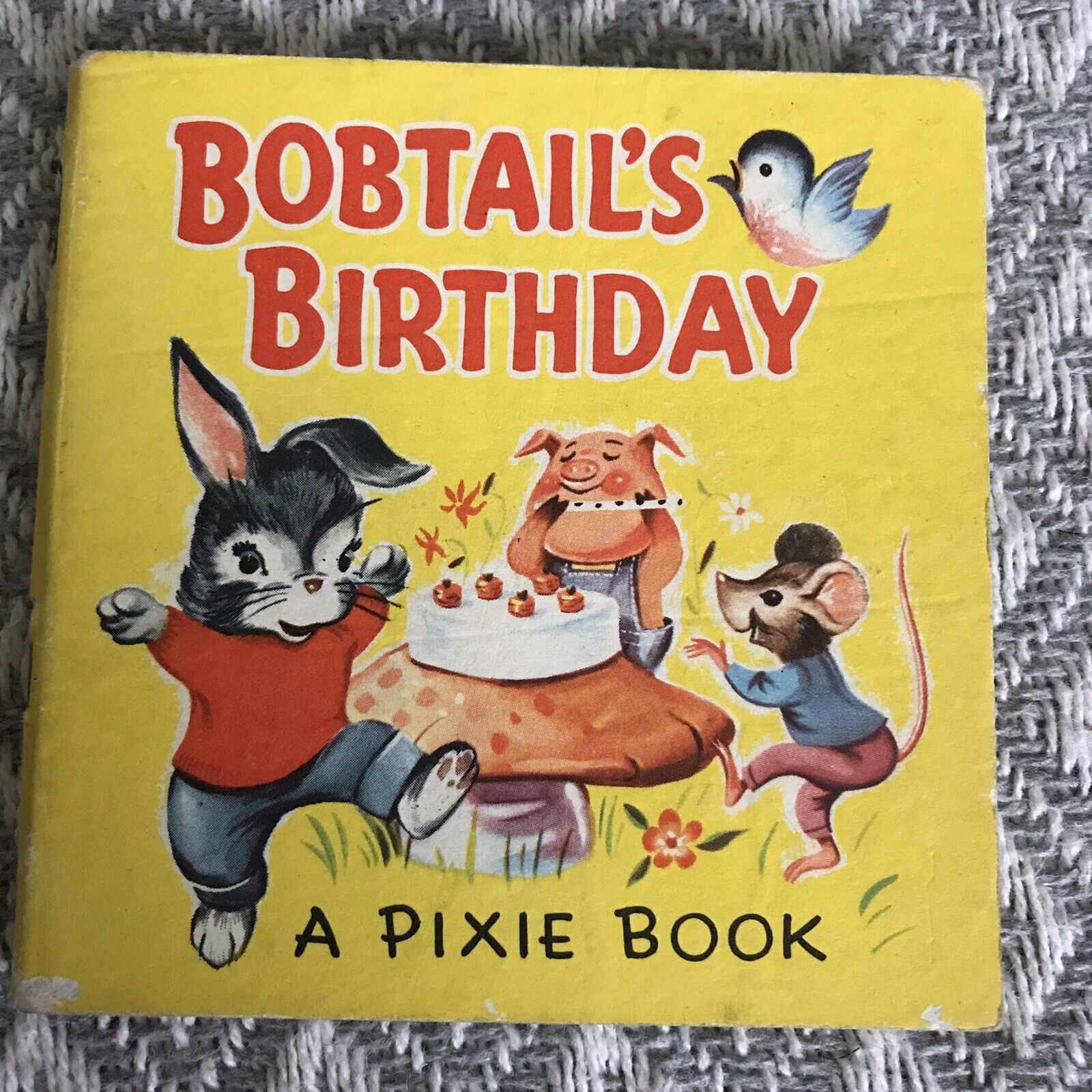 1950’s Bobtail’s Birthday A Pixie Book - Stewart Greenhalgh(Collins) Honeyburn Books (UK)