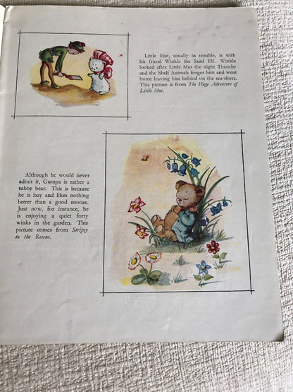 1950’s The Animal Shelf Paint Book - Ivy L. Wallace (Collins) Honeyburn Books (UK)