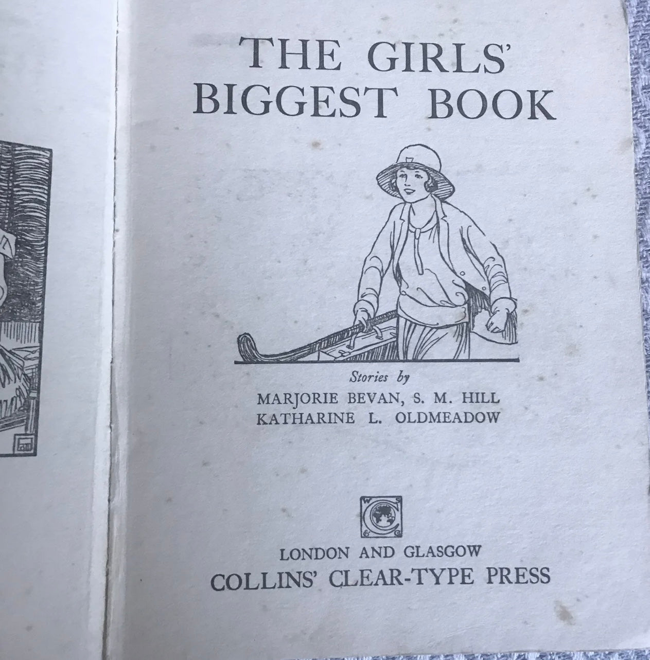 1950’s The Girls Biggest Book(Collins Cleartype) various authors & illustrators Honeyburn Books (UK)