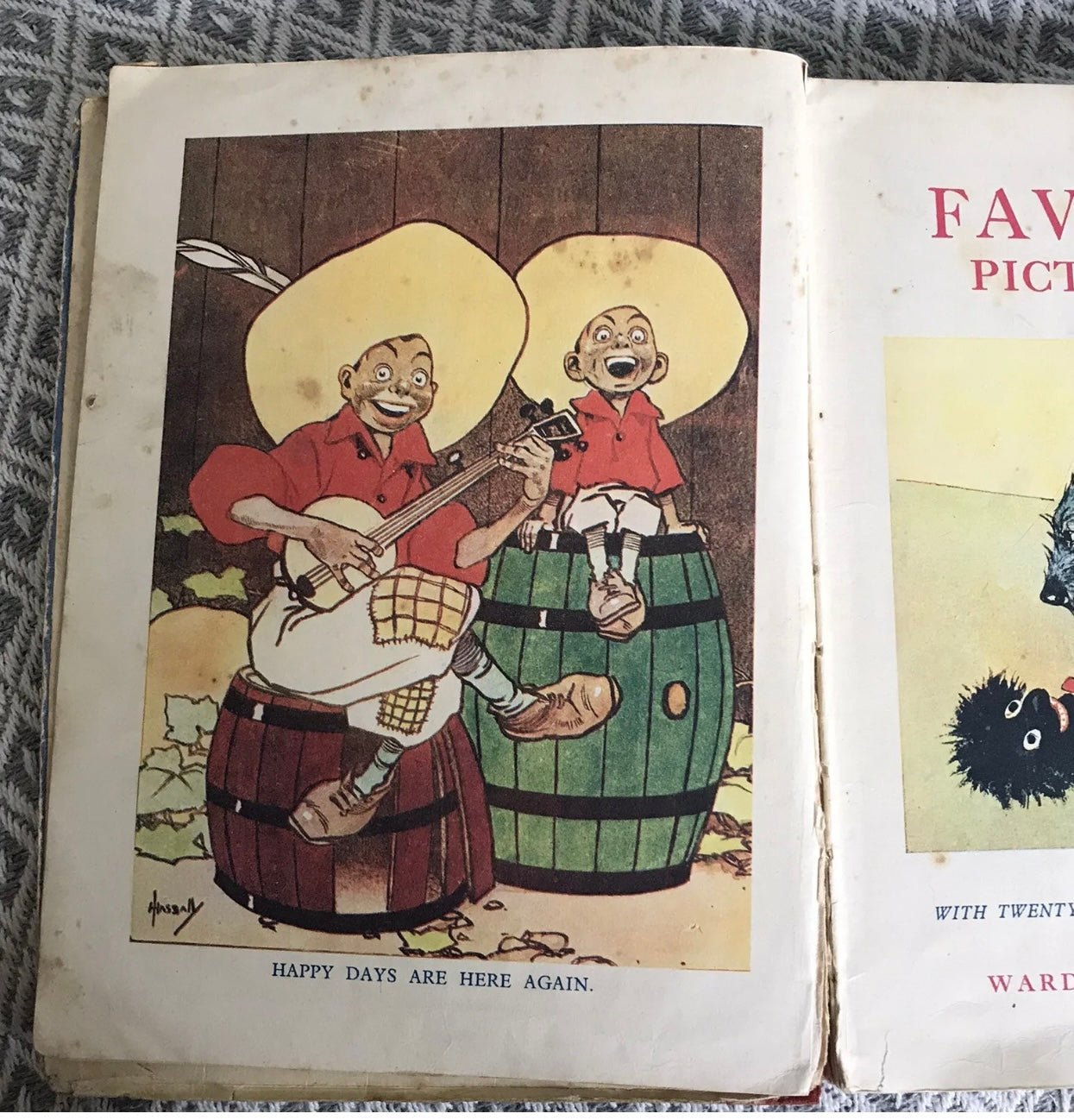 1951 Favourite Picture Book (Ernest Aris, John Hassall Etc) Ward Lock Honeyburn Books (UK)