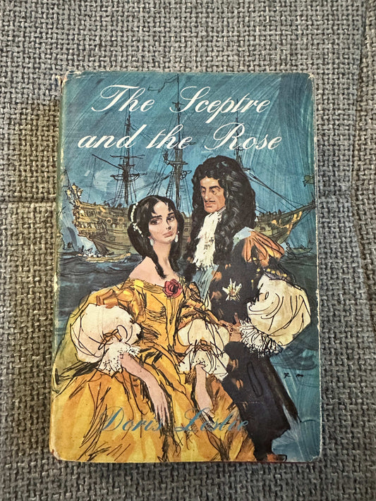1968 The Sceptre and The Rose Doris Leslie book featuring a colorful cover illustration of historical characters