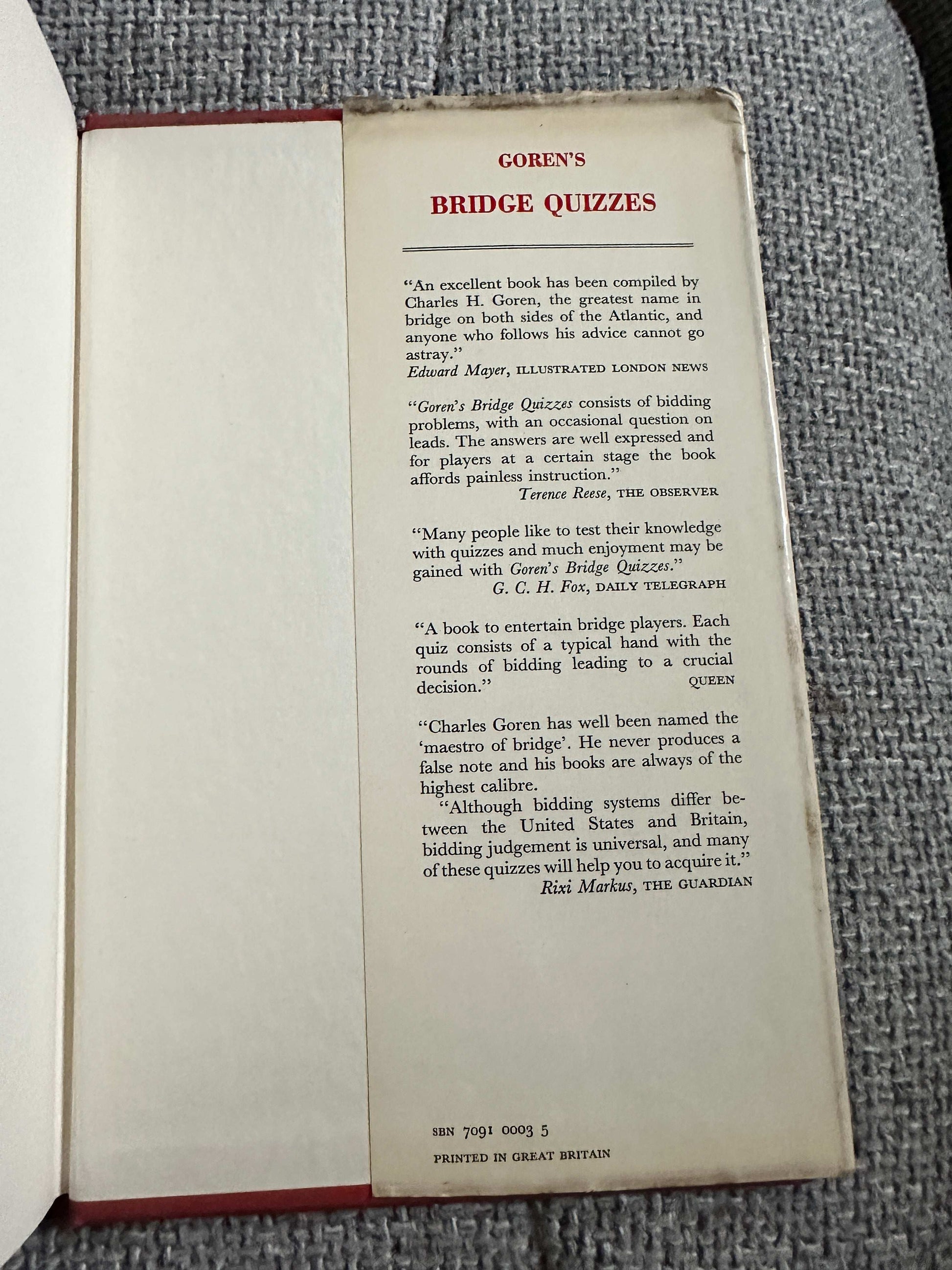 1969 Bridge For Tournament Players book showcasing unique quizzes and strategies for bridge enthusiasts