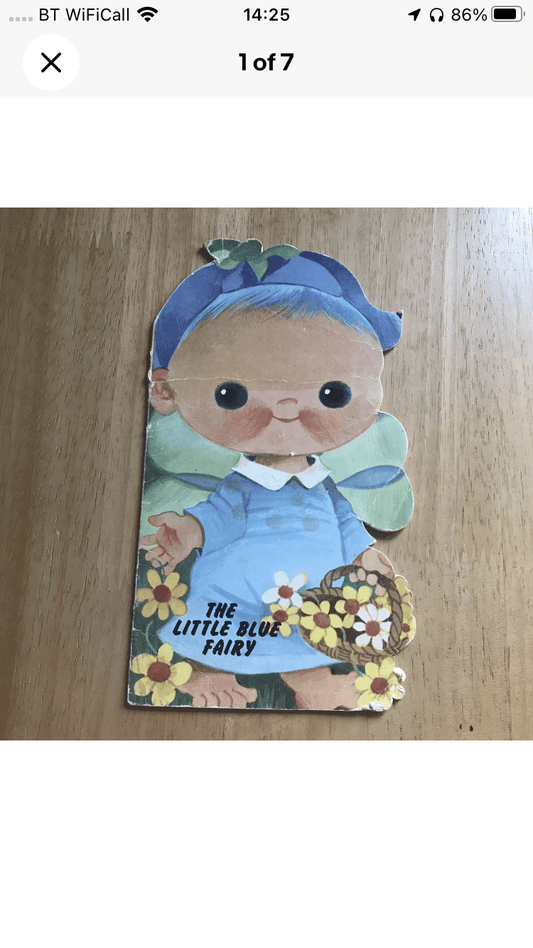 1970 Little Blue Fairy Book - Sleepy-Time Tales by Rosa Vela (Mothercare) Royle - Honeyburn Books (UK)