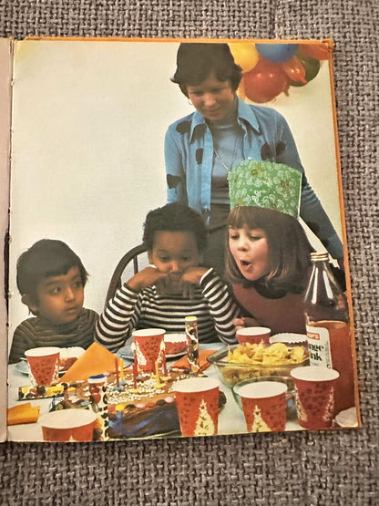 1978 Hamish Hamilton collectible book featuring children at a festive birthday celebration