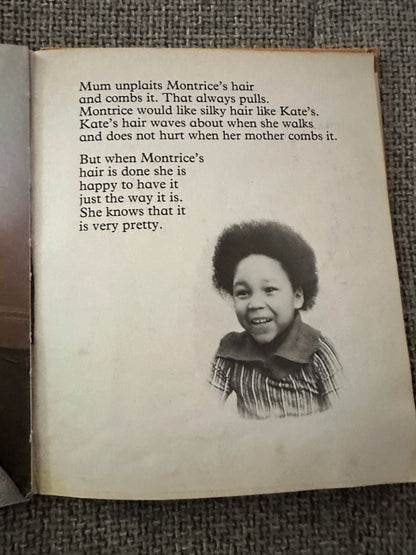 1978 Hamish Hamilton collectible book featuring a child and a story about hair and beauty