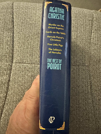 1990 Poirot omnibus Guild Publishing by Agatha Christie featuring classic detective stories