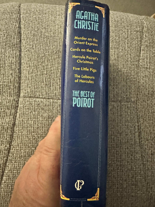 1990 Poirot omnibus Guild Publishing by Agatha Christie featuring classic detective stories