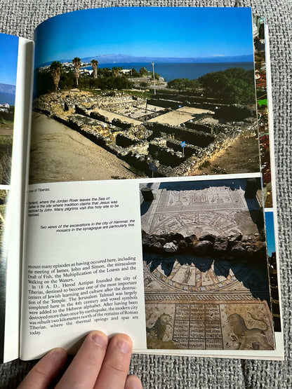1992 Israel travel book featuring historical sites and beautiful landscapes of Israel