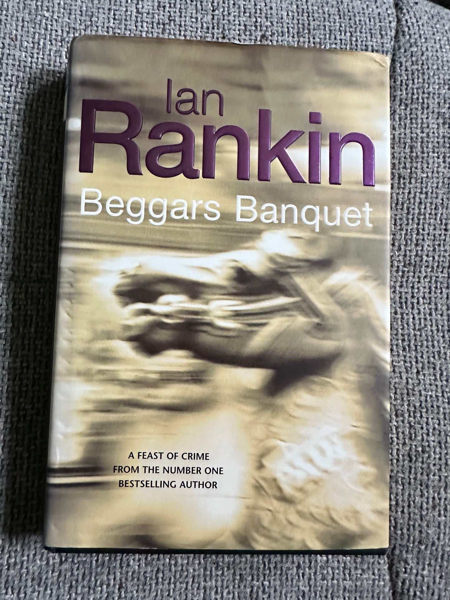 2002 signed Ian Rankin Beggars Banquet hardcover novel featuring a crime thriller storyline
