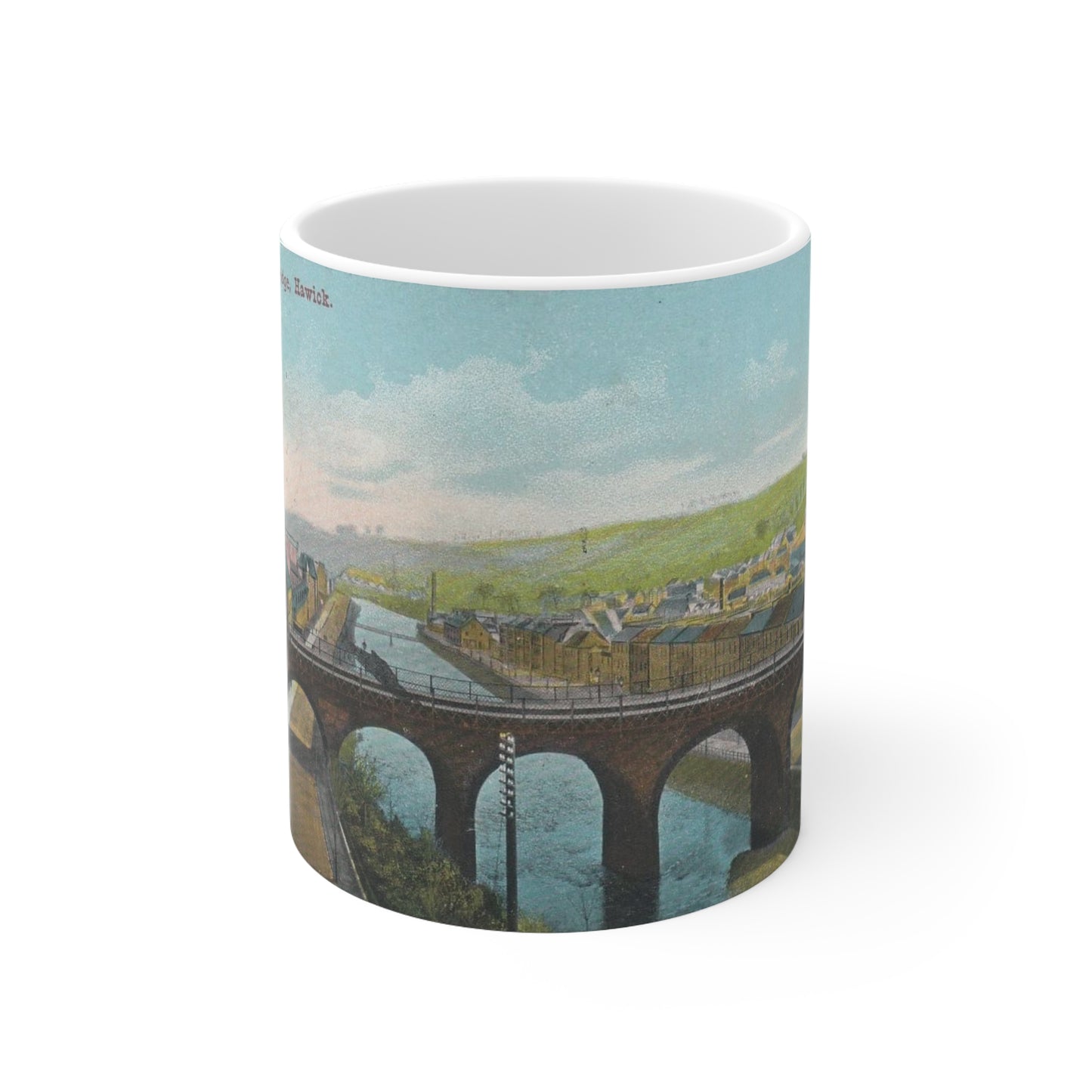 Hawick Railway Bridge Ceramic Coffee Cups, 11oz, 15oz