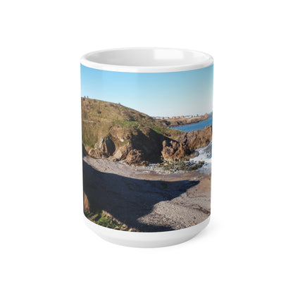 Coldingham Milldown Beach Ceramic Coffee Cups, 11oz, 15oz