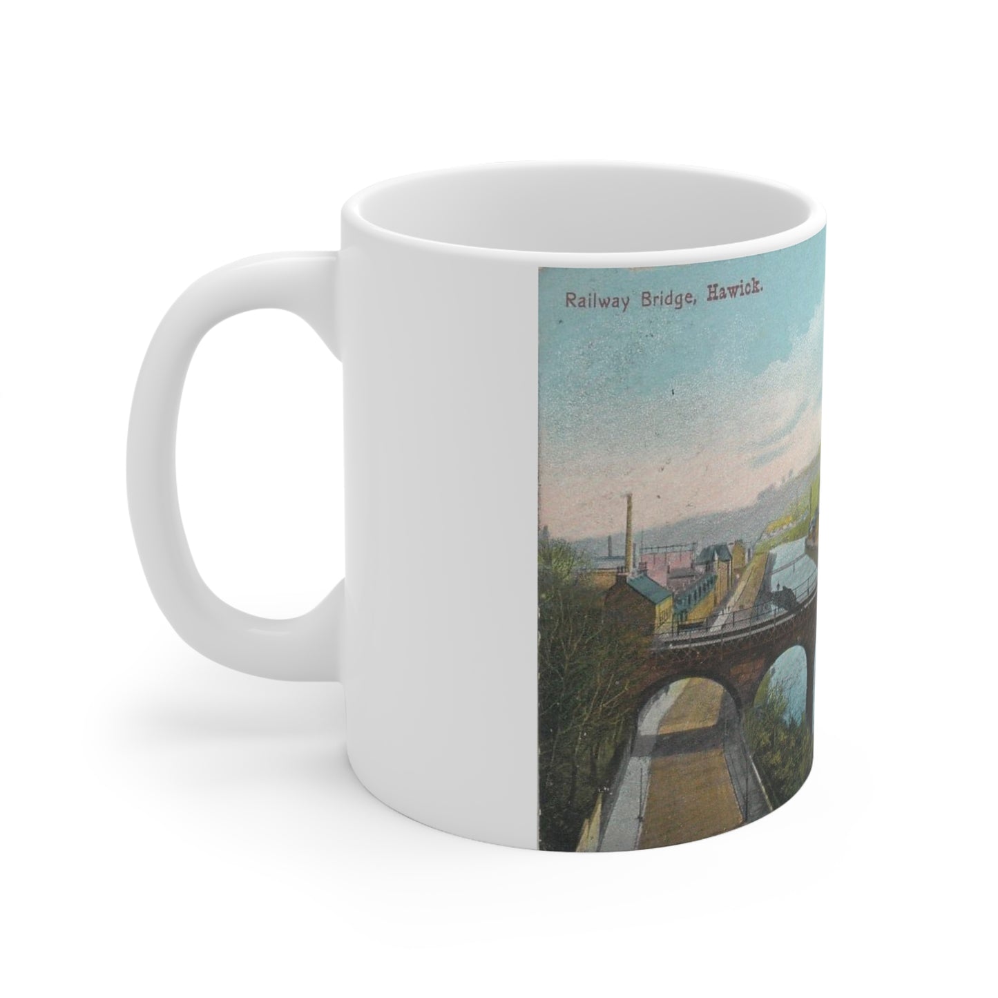 Hawick Railway Bridge Ceramic Coffee Cups, 11oz, 15oz