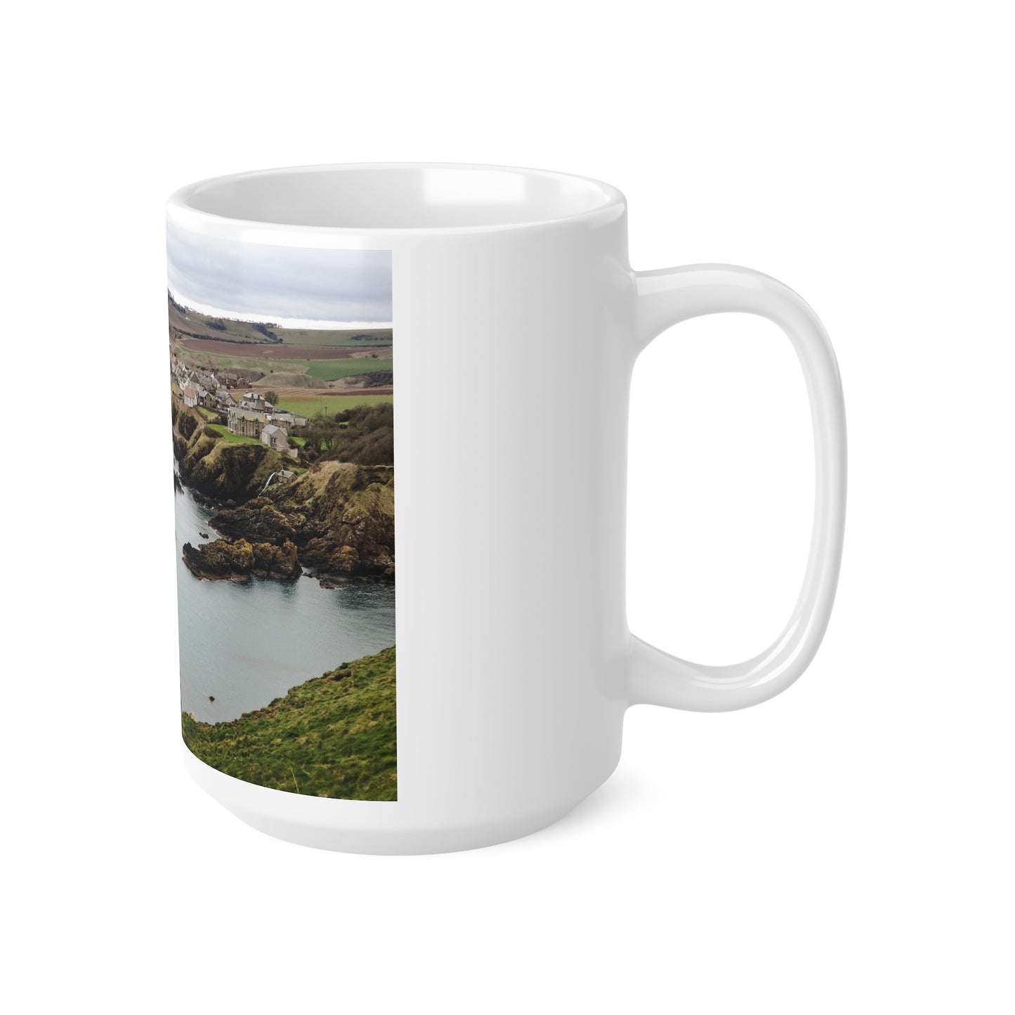 St.Abbs from the heugh Ceramic Coffee Cups, 11oz, 15oz