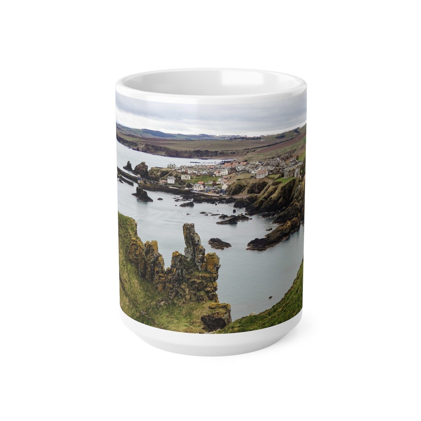 St.Abbs from the heugh Ceramic Coffee Cups, 11oz, 15oz