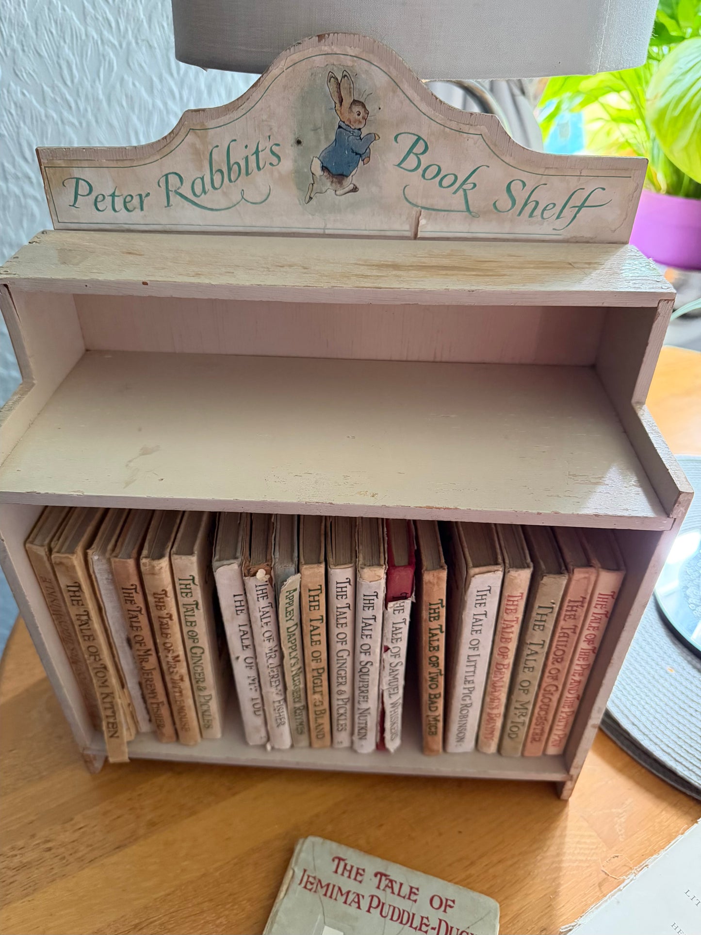 1950-51 Beatrix Potter Peter Rabbit Bookshelf - Honeyburn Books (UK)