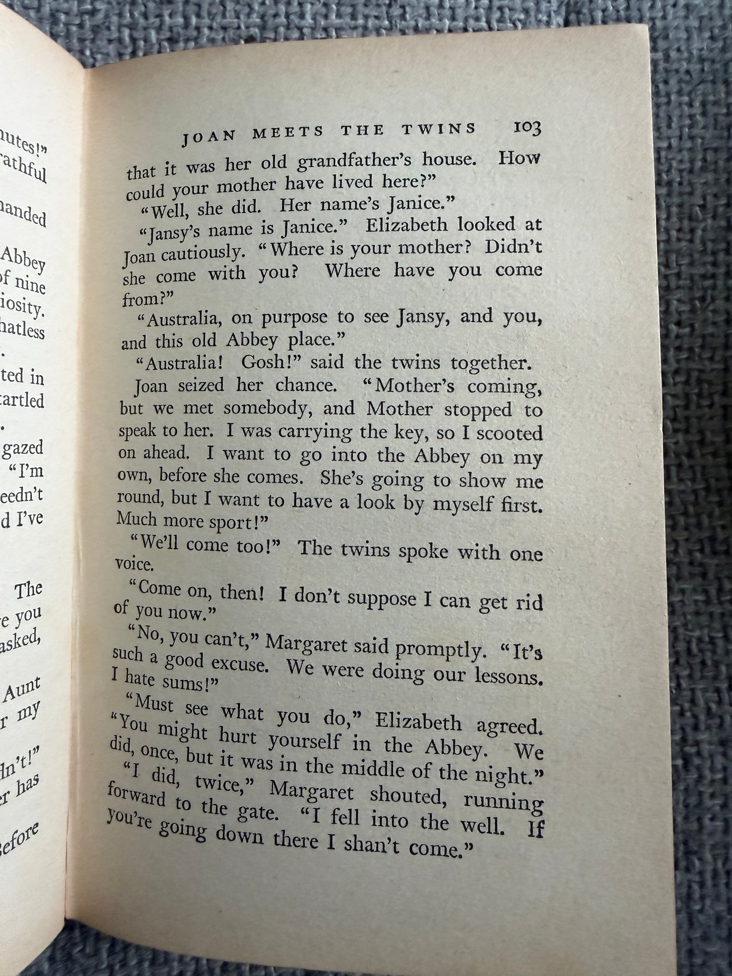 1958*1st* Jandy Mac Comes Back - Elsie J. Oxenham (Collins)