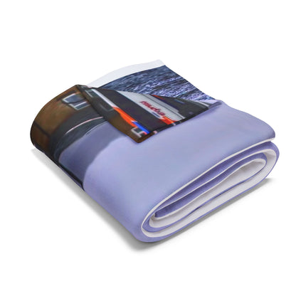 Rough seas Arctic Fleece Blanket