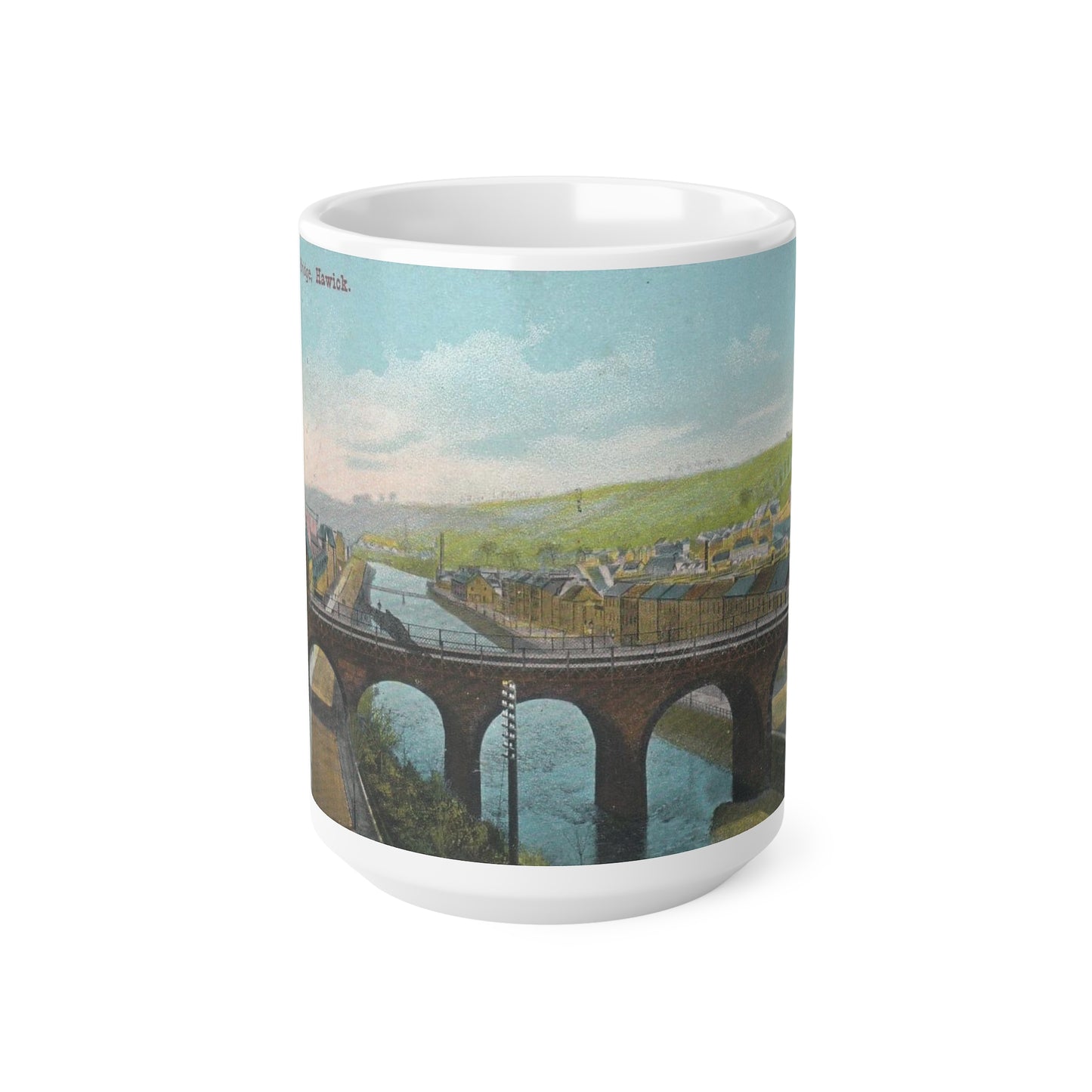 Hawick Railway Bridge Ceramic Coffee Cups, 11oz, 15oz