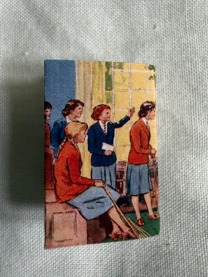 In The Fifth At Malory Towers miniature 1:12 scale 2x3 detachable dust jacket