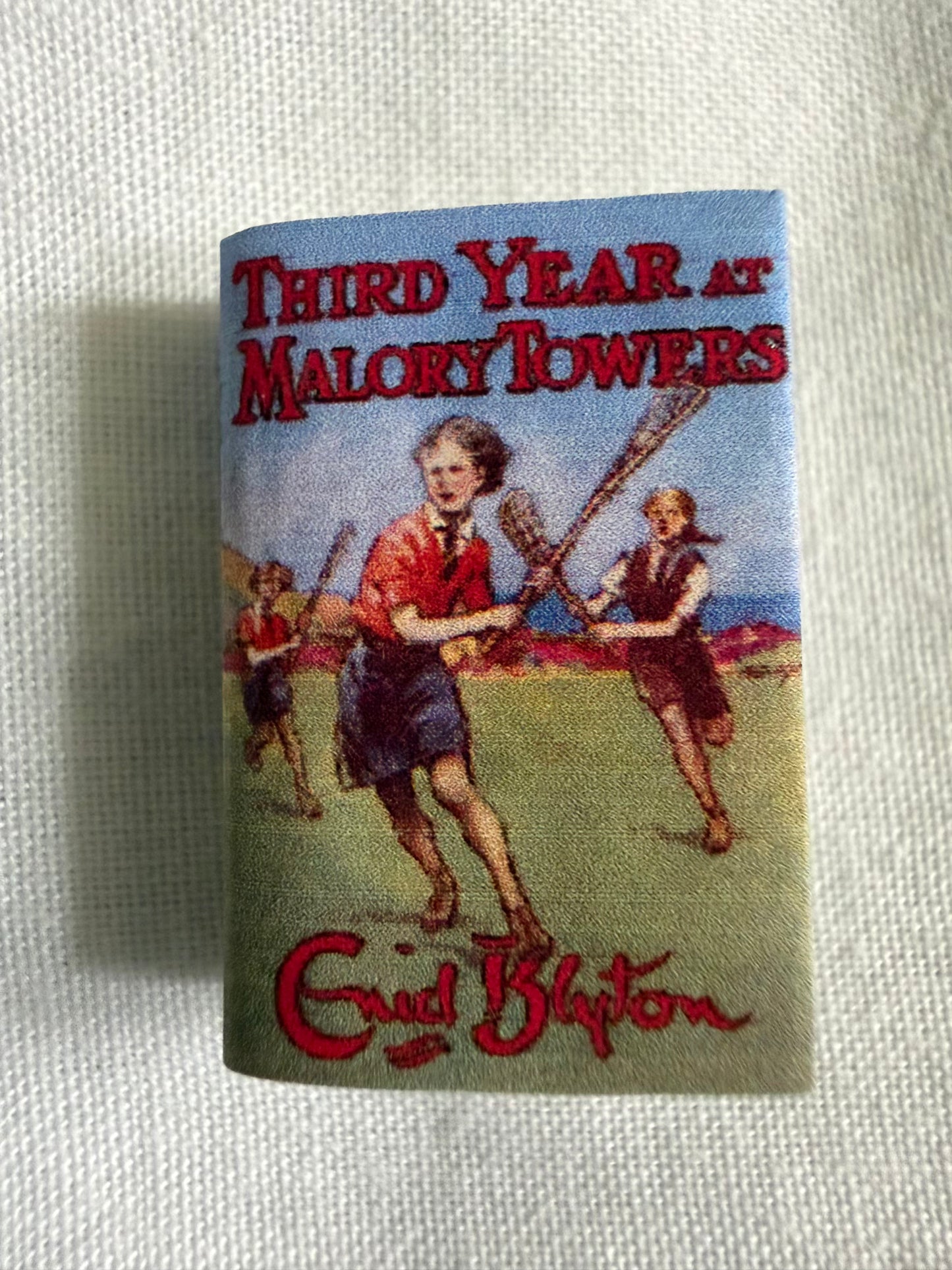 Third Year At Malory Towers miniature 1:12 scale 2x3 detachable dust jacket