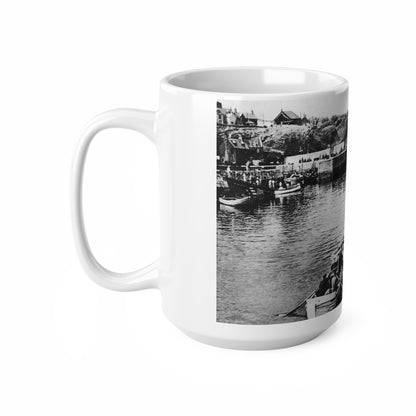 St.Abbs Harbour Old Picture Ceramic Coffee Cups, 11oz, 15oz