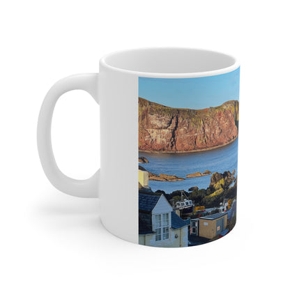 St.Abbs View out to sea Ceramic Coffee Cups, 11oz, 15oz