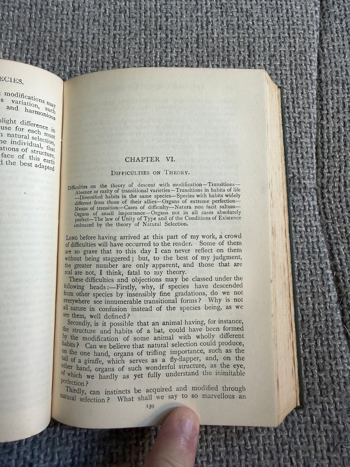 1911 On The Origin Of The Species - Charles Darwin (Ward Lock & Co Ltd) The World Library