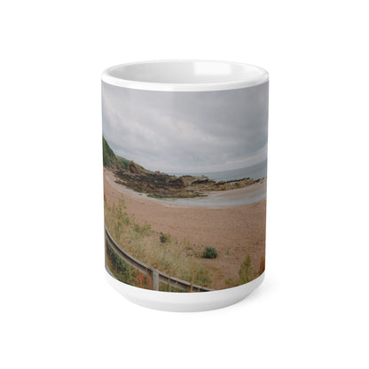 Coldingham Beach Ceramic Coffee Cups, 11oz, 15oz