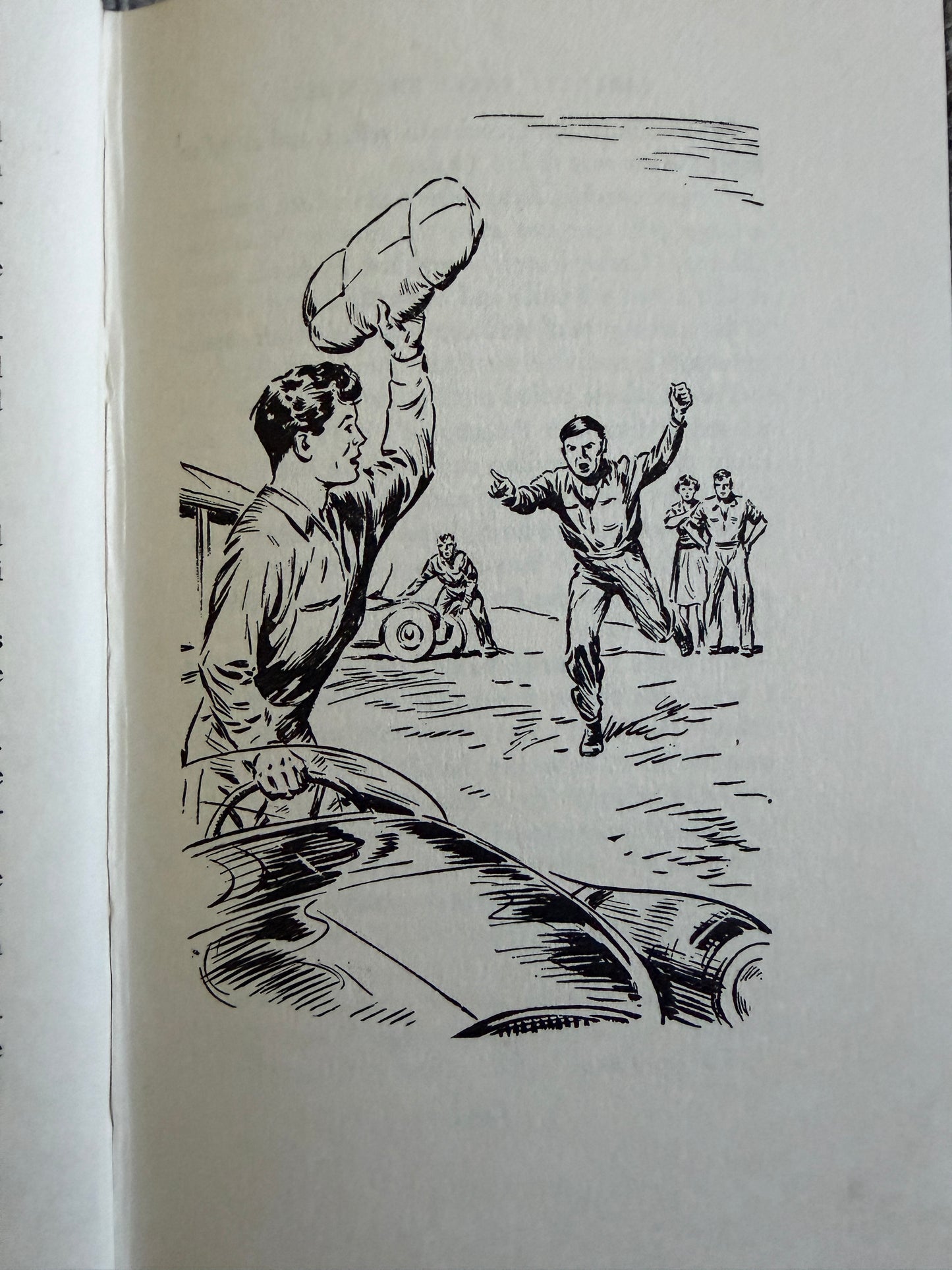 1959*1st* Carolotti Takes The Wheel - Mike Hawthorn(J. E. McConnell illust) Cassell