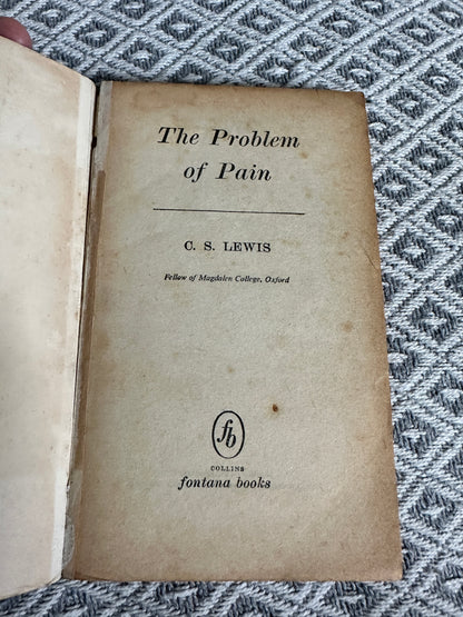 1957*1st* The Problem Of Pain - C. S. Lewis(Fontana Books)