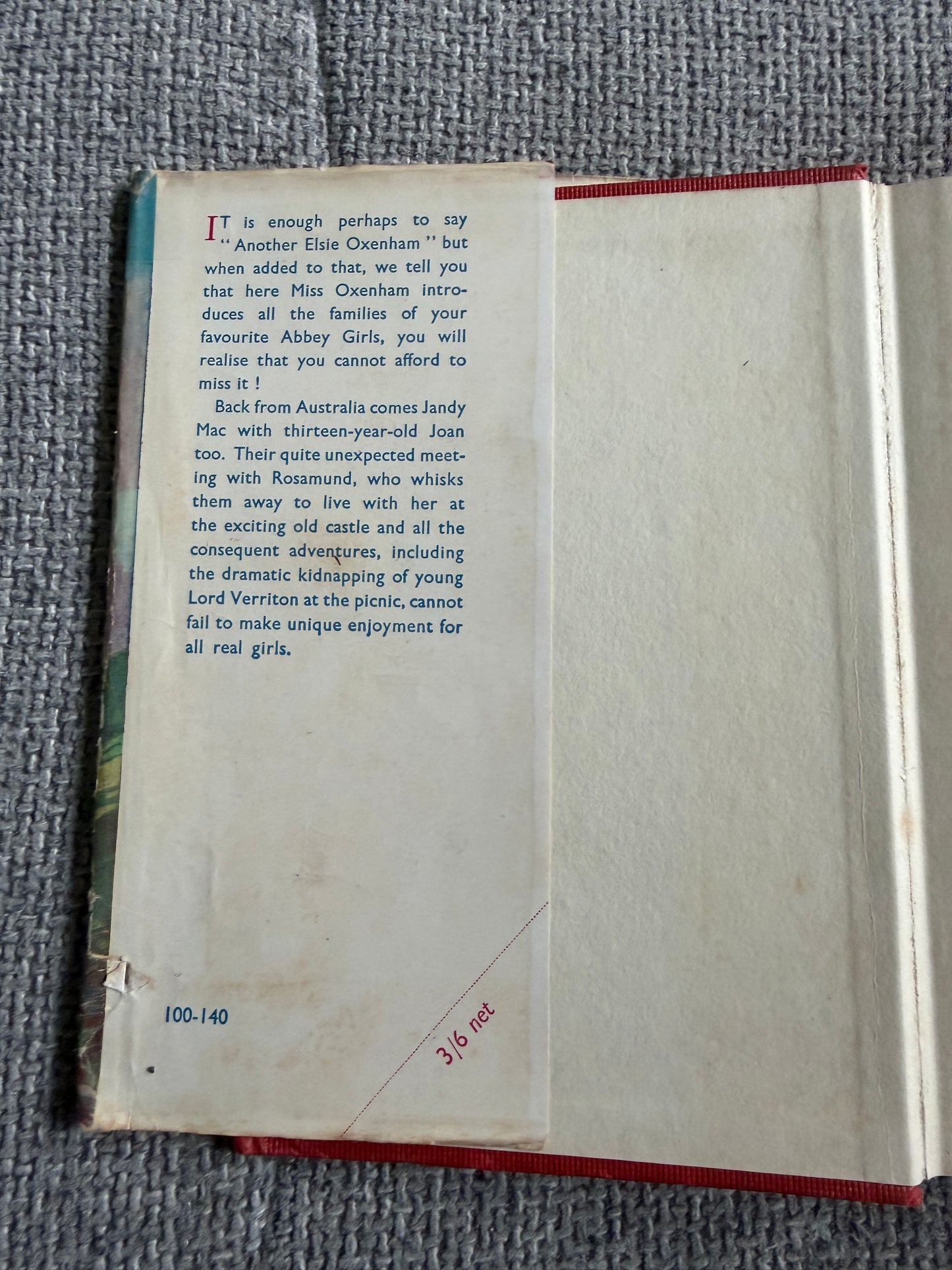 1958*1st* Jandy Mac Comes Back - Elsie J. Oxenham (Collins)