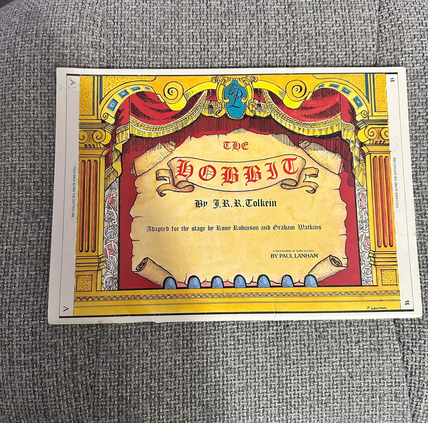 1970’s The Hobbit Adapted For The Stage By Romy Robinson & Graham Watkins (Paul Lanham designed scenes)