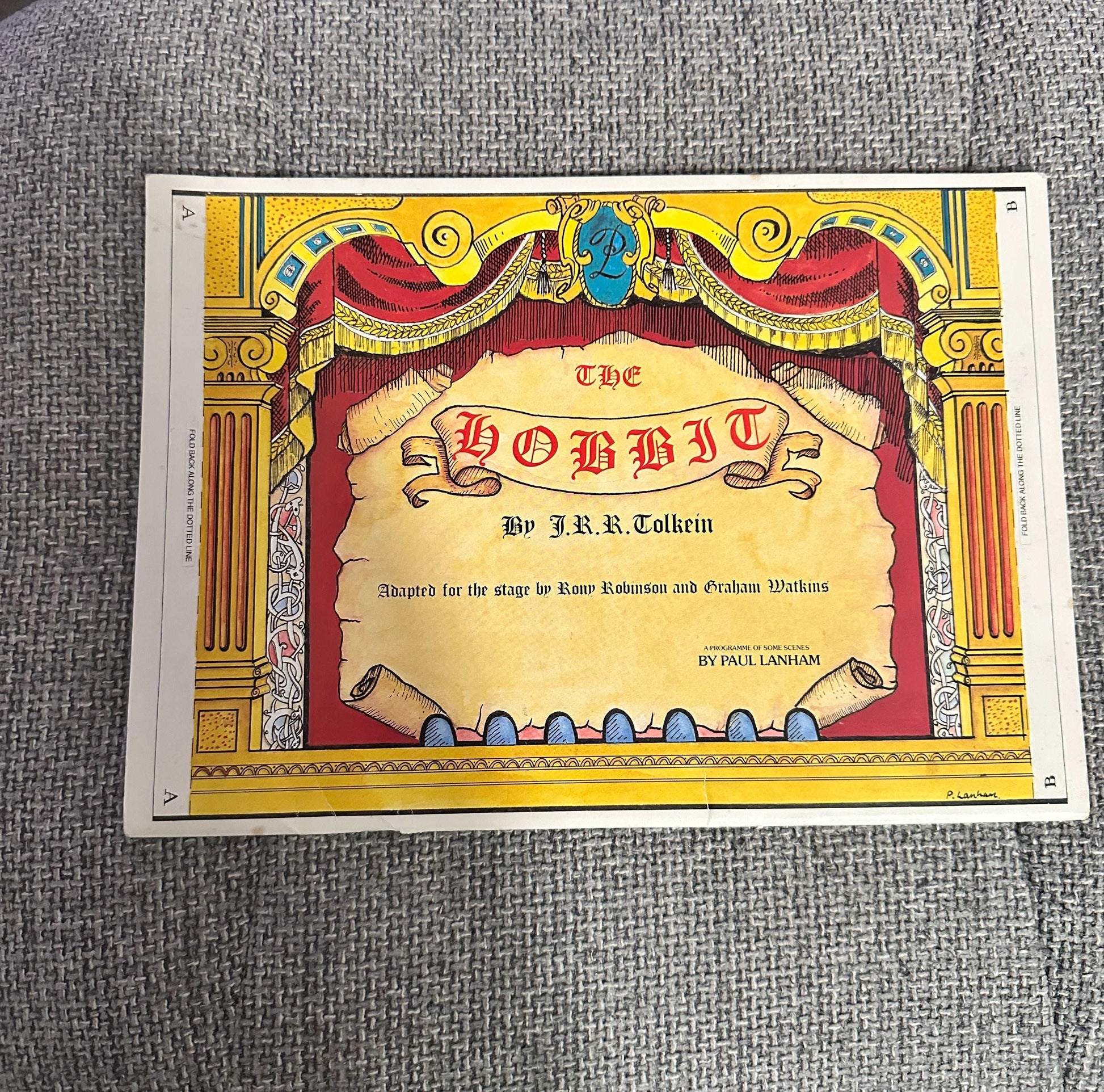 1970’s The Hobbit Adapted For The Stage By Romy Robinson & Graham Watkins (Paul Lanham designed scenes)