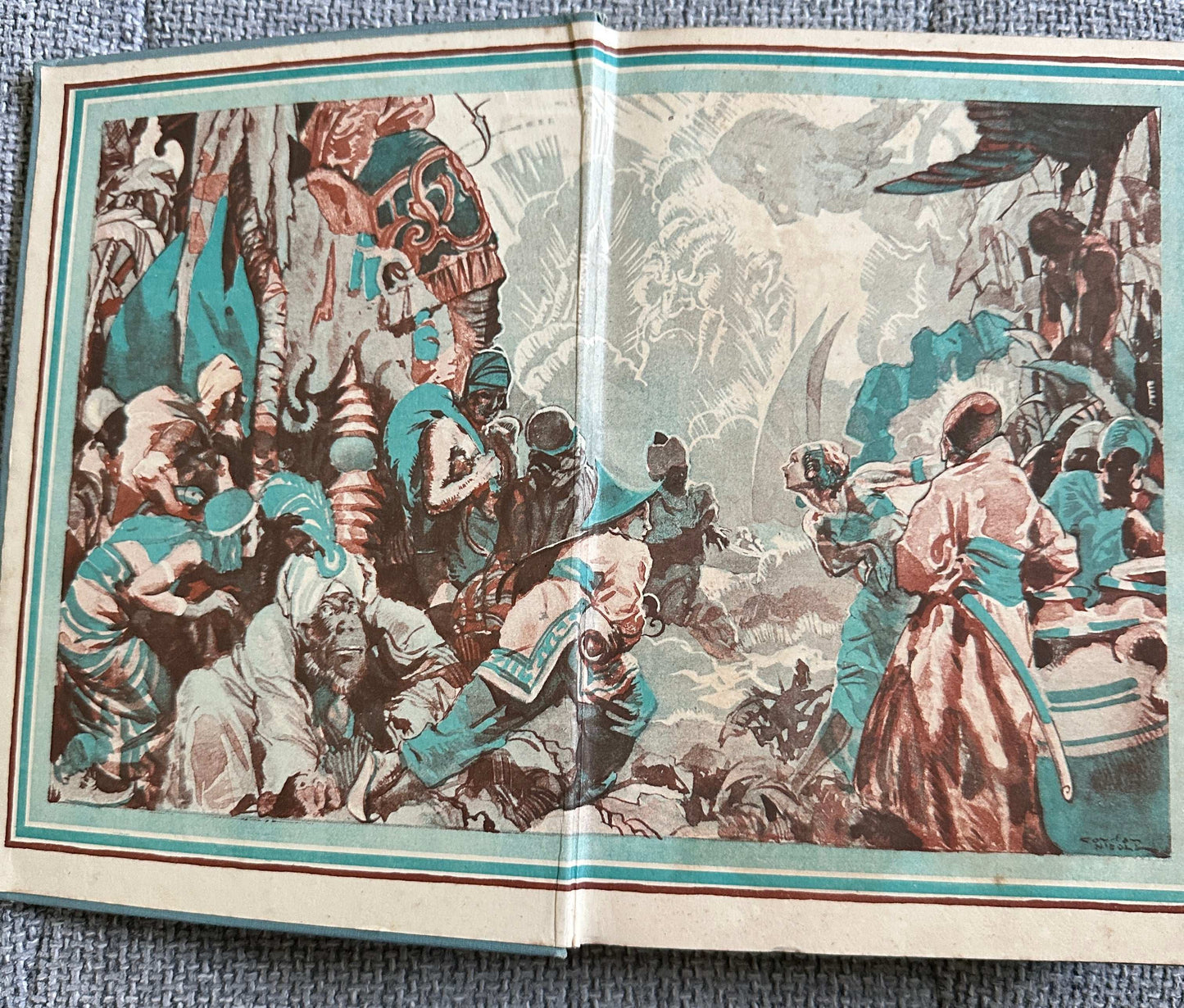 1932 Tales From The Arabian Nights - Intro by Emily Overend Lorimer (illustrated by Gordon Nicoll) Humphrey Milford Oxford University Press